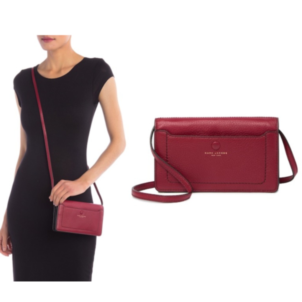Nwt Marc Jacobs Wine Crossbody